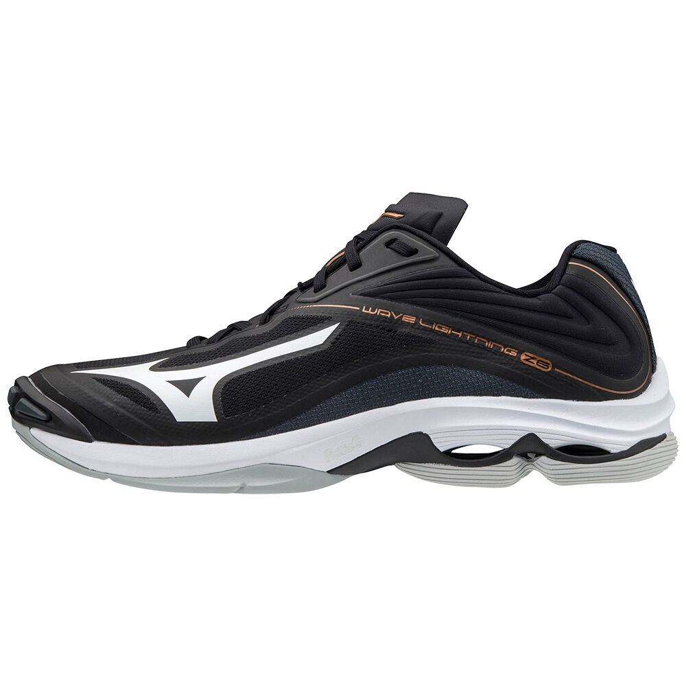 Sapatilhas Voleibol Mizuno Wave Lightning Z6 - Homem - Pretas/Branco - XSKAE9628